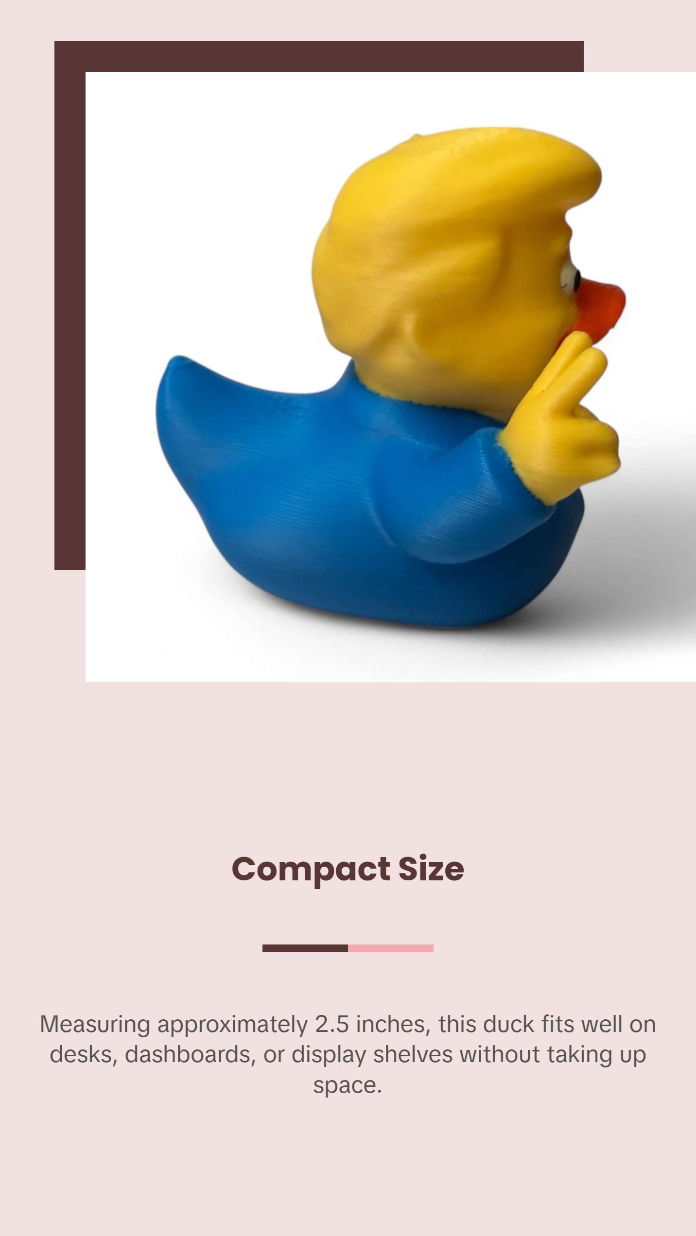 Trump Duck Duck - Original Product with Unique Design and Features