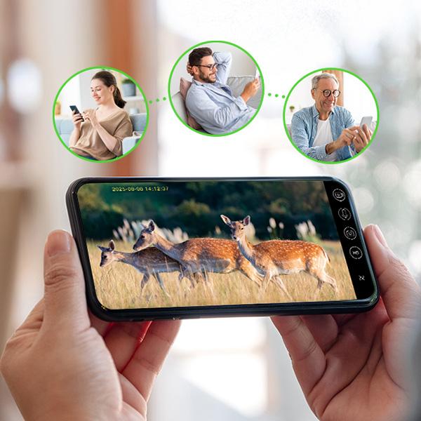 4G LTE Wireless Solar Powered Security Camera CB84S – 2K HDVideo 360°View, NoWiFi, Remote APP Controlled, Motion Activated, Night Vision, Outdoor, PIR Motion Detection, Data refill is required for Unlimited 4G data usage