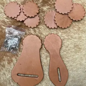 Light Leather plus Hardware Western Saddle Parts Replacement Kit