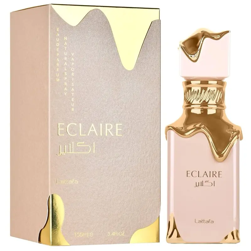 Lattafa Eclaire Eau de Parfum (EDP) for Women, 100ml - Phthalate-Free, Elegant Sweet Floral Fragrance with Caramel, Vanilla & Honey Notes, Long-Lasting Signature Scent Spray, Beauty Products, Fragrances, Vanilla Perfume