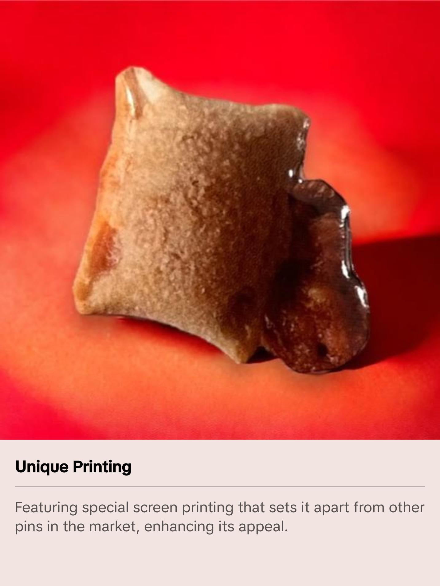 Exploding Pizza Bite Pin