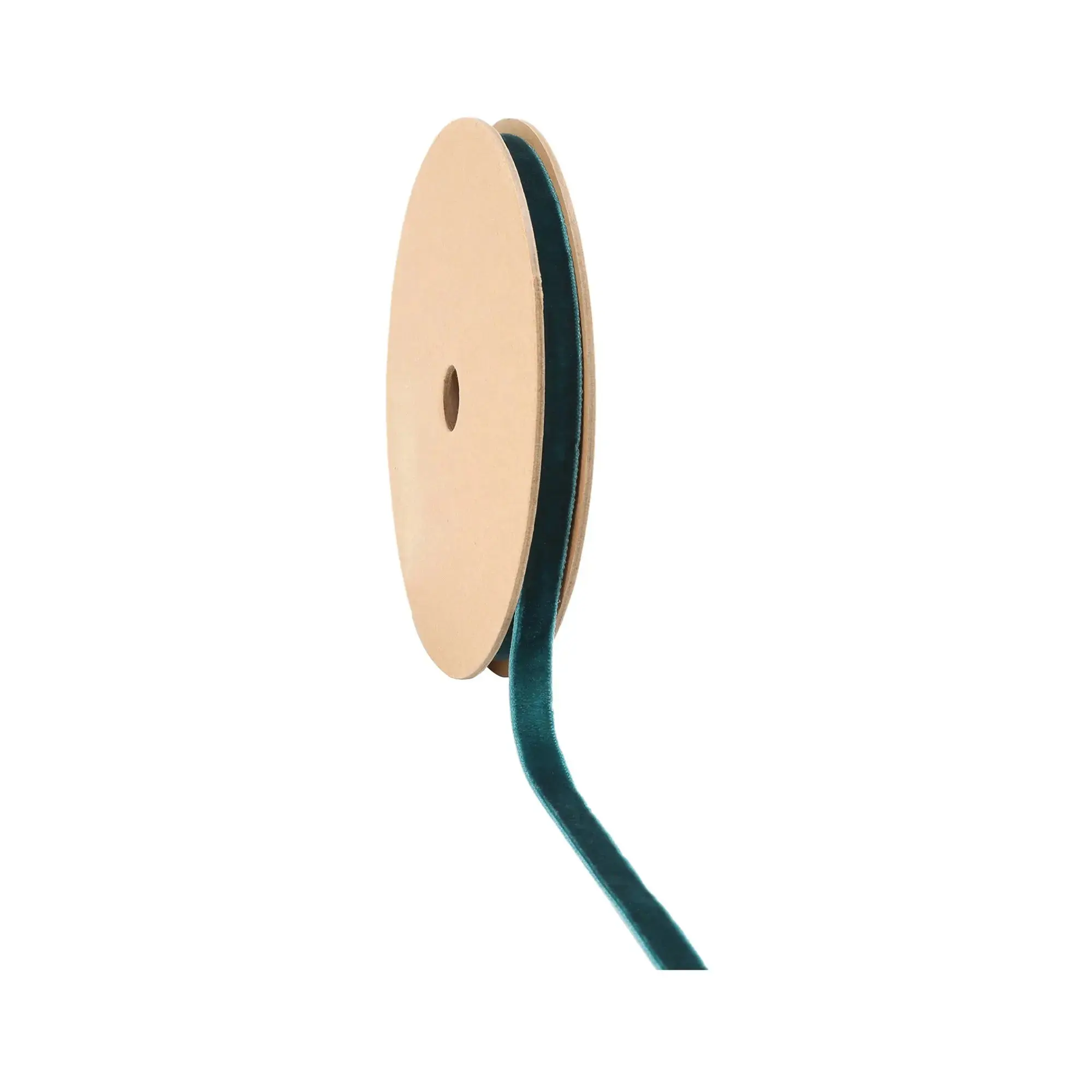 3/8" Velvet Ribbon | Peacock | 10 Yard Roll