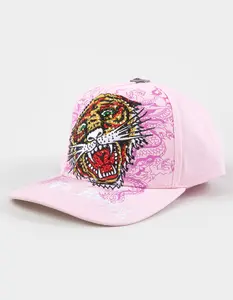 ED HARDY Retro Womens Snapback Hat, Pink