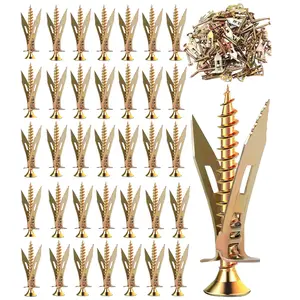 100/200 Count Drywall Self Drilling Anchors and Screws, Drywall Anchors with Screws Self Drilling Sheetrock Anchors (0.47 x 1.18 Inch) - No Drill Needed, Includes 50/100 Anchors & 50/100 Zinc-Plated Screws for Secure Wall Mounting