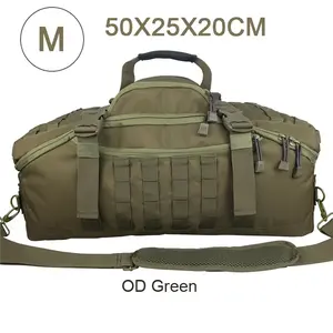 30L 45L 80L Sport Travel Bag Molle Tactical Backpack Gym Fitness Bag Large Duffle Bags for Camping Hunting Fishing Q