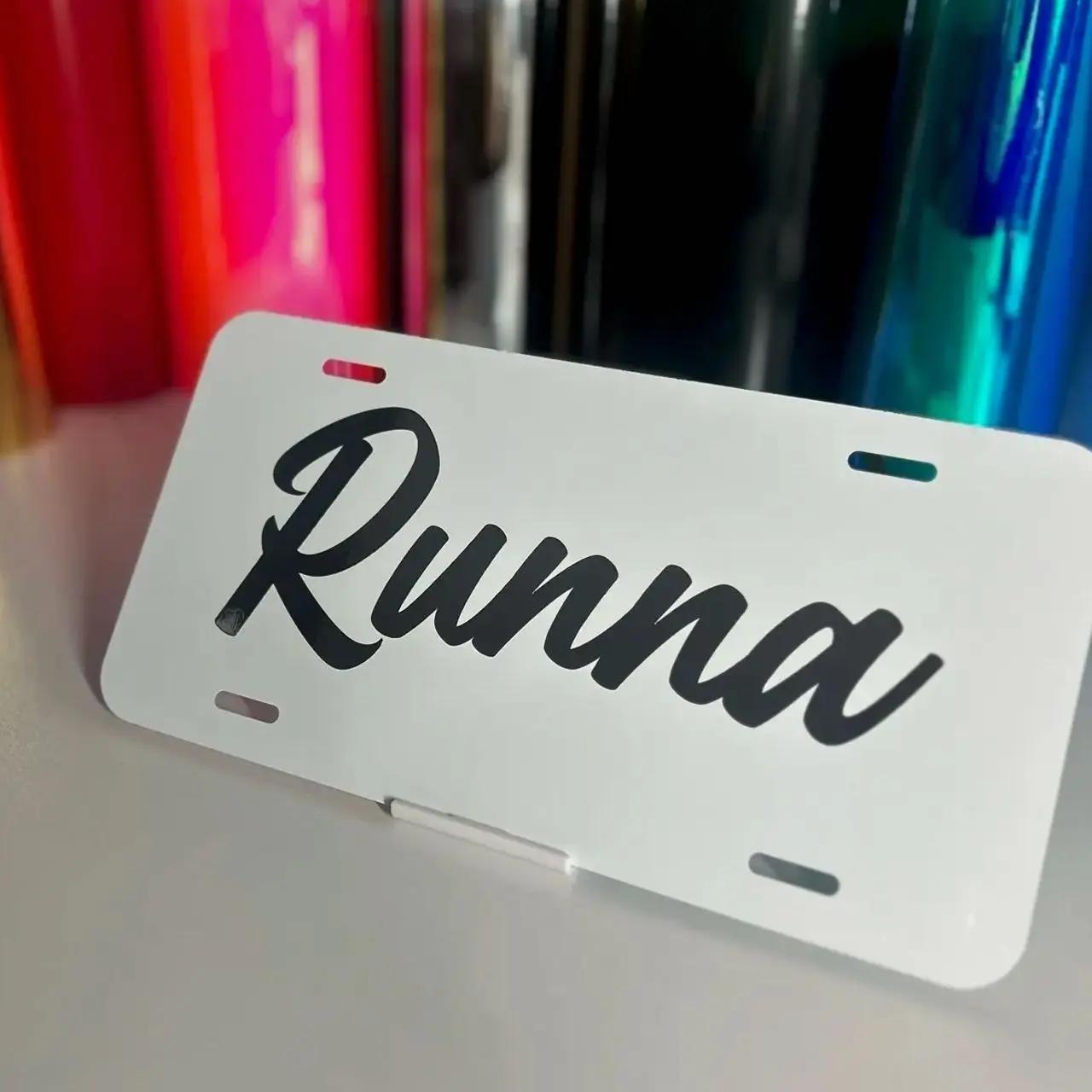 Runna License Plate - Customizable and Durable