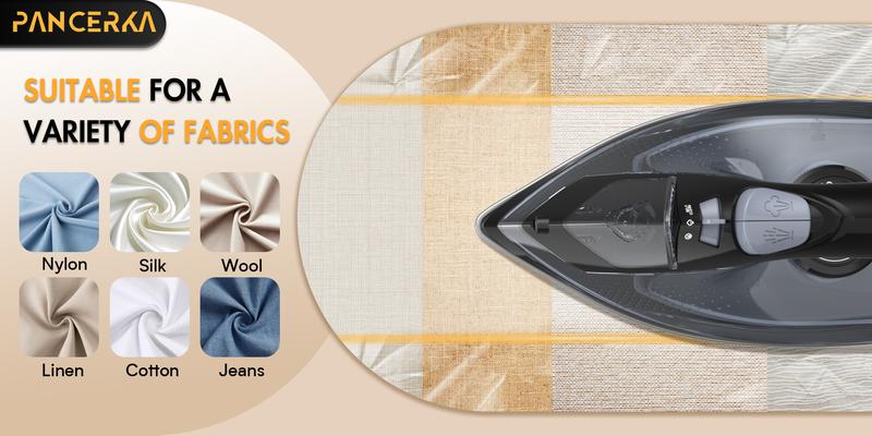 PANCERKA 1600W Steam Iron for Clothes - Powerful Steam Burst, Teflon Non-Stick Soleplate, Fast Heating & Auto Shut-Off | Clothing Iron with Easy Temperature Control | Irons | Plancha de Ropa