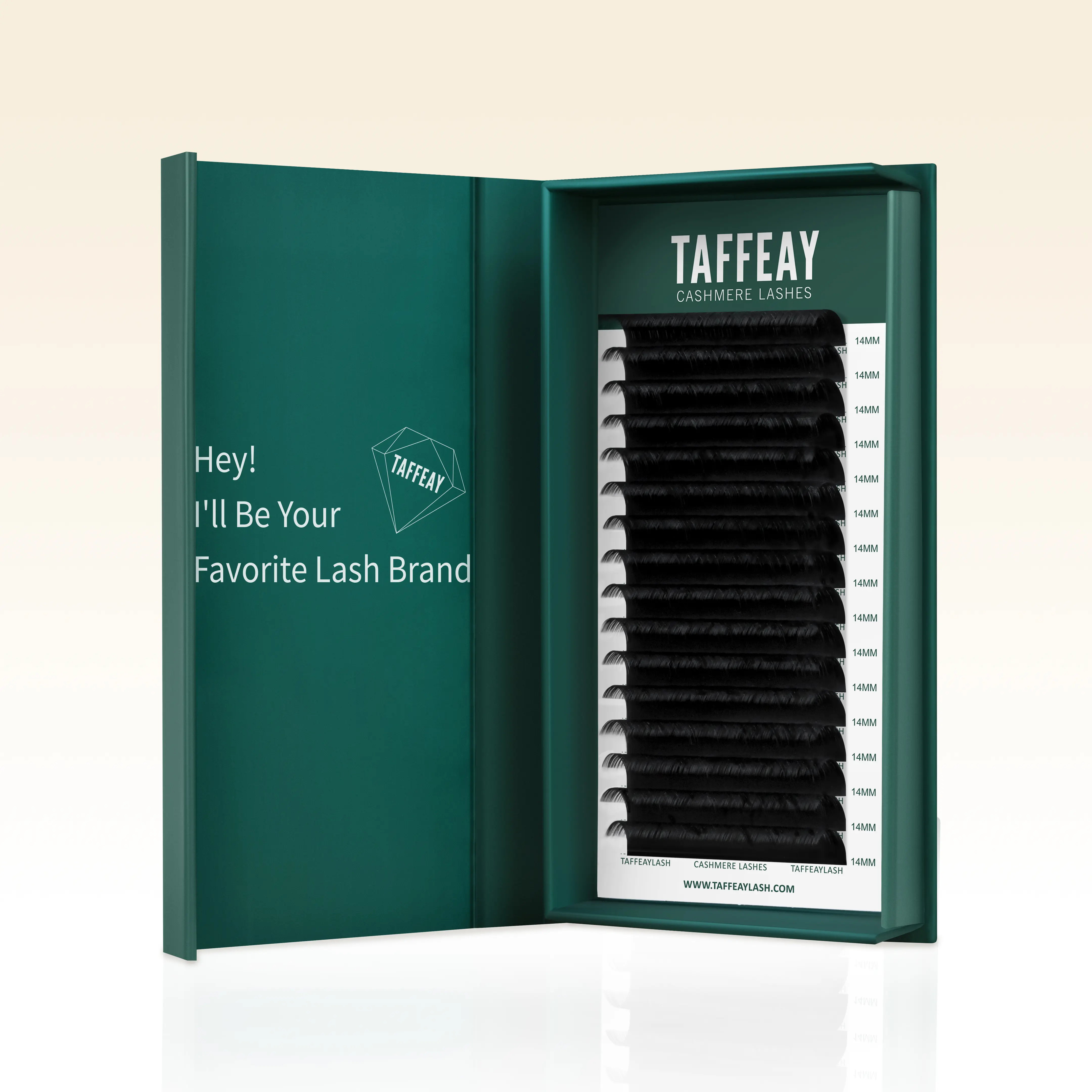TAFFEAY 0.05MM Cashmere Super Matte Black Cosmetic Individual Lashes - 16-Row Set with CC Curl, D Curl, Various Curves, Customized Fiber, Thin, Easy to Pick Up, Fan Out, Worldwide Makeup Use