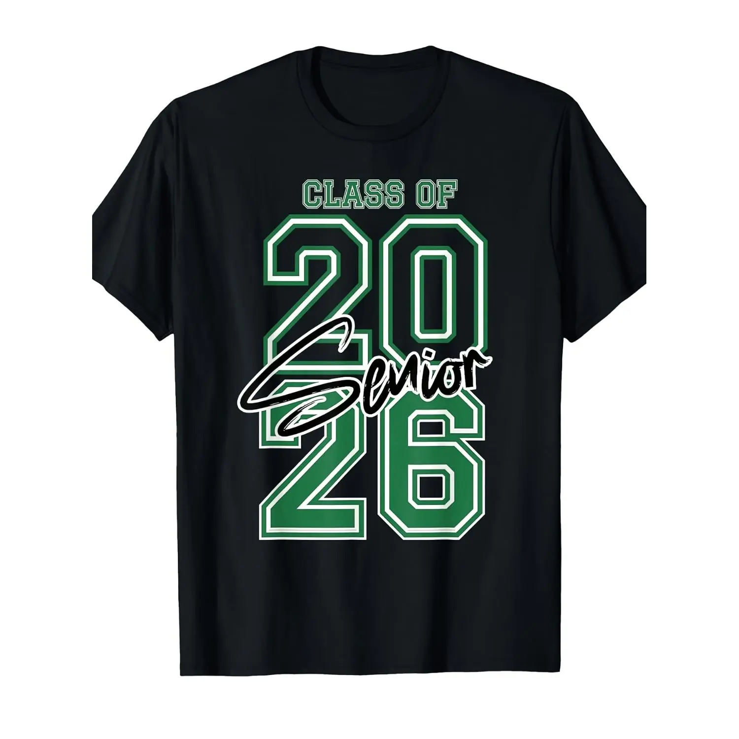 Class of 2026 Senior - 2026 Graduation T-ShirtSame Style for Men and Women 2025 Summer Short-sleeved Printed T-shirt
