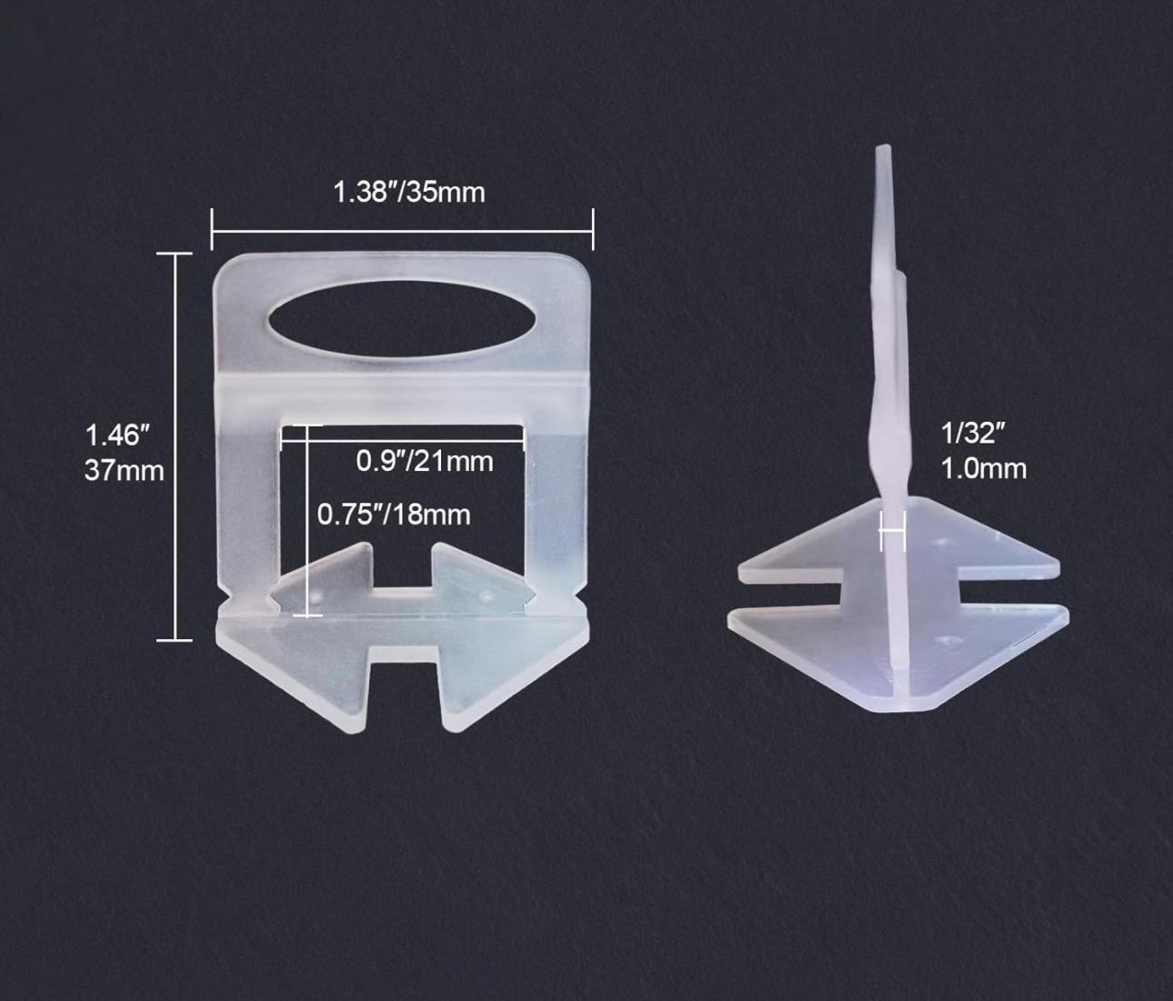 Tile Leveling System Clips for Precise Flooring Installation