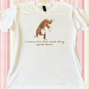 Curious George Monkey Funny Cartoon Unisex Baby Tee