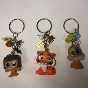 The jungle book characters doorables keychains