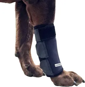 Labra Dog Front Leg Brace - Compression Wrap with Adjustable Straps - Dog Wrist Brace for Support - Leg Sleeve to Stop Licking - Aid in Wound Care and Recovery