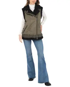 Frye Women's Belted Faux Shearling Vest - Ad2941