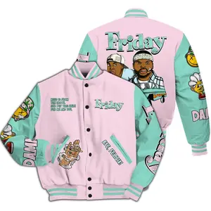Retro Easter 5s - Friday Sneaker Stress Style All Over Print, Minimalist Baseball Jacket – Clean Modern Style