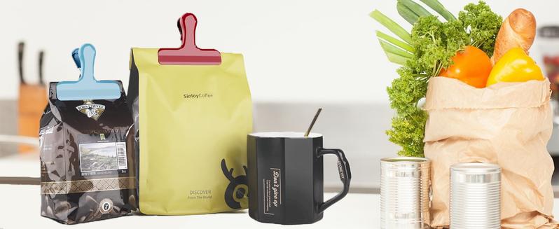 Chip Clips 10 Pack 3 Inches Wide Metal Bag Clips for Bread & Food Packages Heavy Duty Air Tight Seal Kitchen Clamps and Paper Clamps Chip Clips 10 Pack 3 Inches Wide Metal Bag Clips for Bread & Food Packages Heavy Duty Air Tight Seal Kitchen Clamps and Paper Clamps