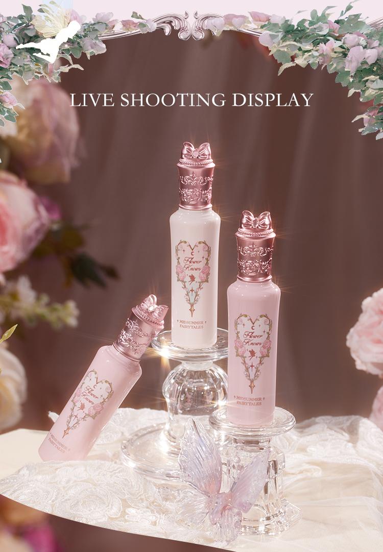 Flower Knows Midsummer Fairytales Collection Liquid Highlighter - Multichrome, Longlasting, Waterproof, Festival Makeup, Christmas Cosmetic Gift