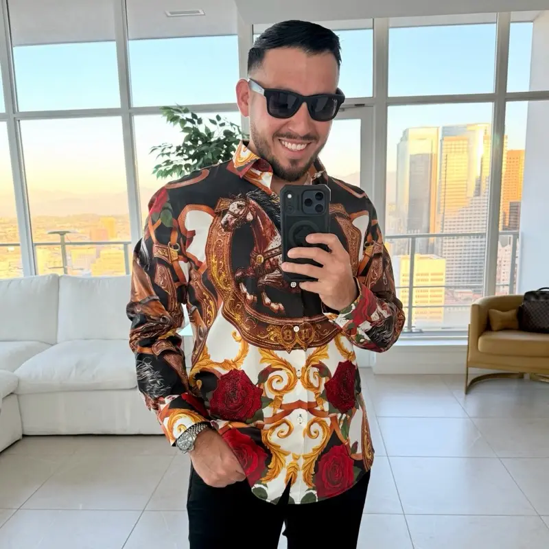 HORSE RHINESTONE LONG SLEEVE (SLIMFIT) HORSE RHINESTONE LONG SLEEVE (SLIMFIT)