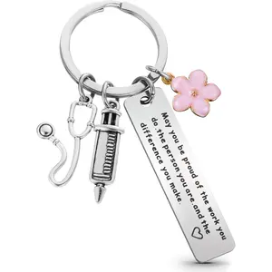 Nurse Gifts for Women Nurse Keychain, Nursing Gift for School Nurse Student Graduation Future Medical Practitioner Registered Nurses Appreciation Nurse Day Week Gifts Accessories