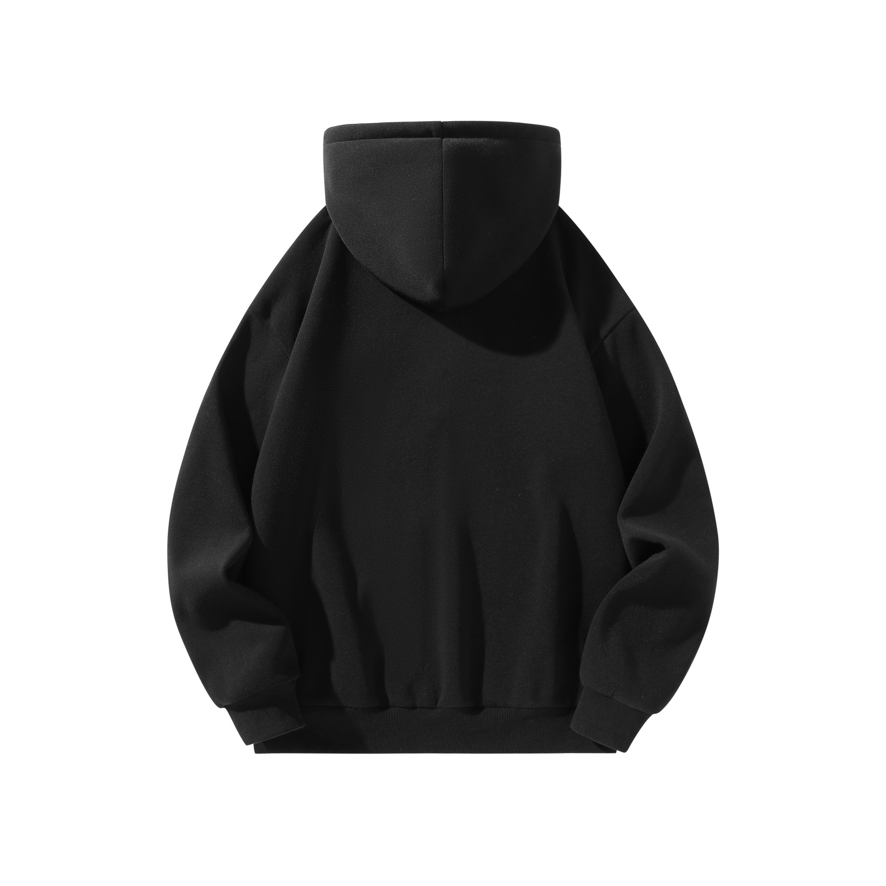 2-Pack Vintage Grunge Retro Zip-Up Hooded Lightweight Outerwear for Men — Loose Fit Hooded Jackets, Skater/Hip Hop Style, Basic Streetwear, suitable for outdoor training and everyday casual wear