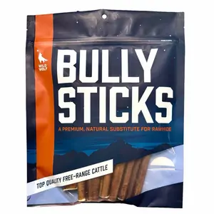 6-inch Bully Sticks (8oz./~9-11 Sticks) Healthy, All-Natural, Long-Lasting Dog Chew Bones - Low Odor - Mixed Thickness - Lab-Tested, Hand-Inspected and Packed with Love in The USA