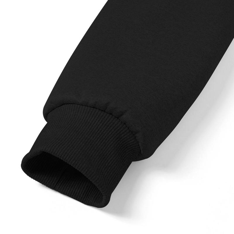 Men's thermal warm sweater, loose long sleeves, ribbedcuffs and hem, thick winter casual wear for warmth versatileautumn