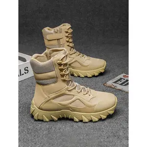 We are purchasing men's outdoor boots, lightweight hiking boots, durable military tactical desert boots, and comfortable high-top fashionable boots for camping and training