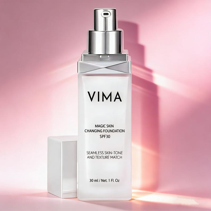 Vima Color Changing Foundation with Sunscreen – Fragrance-free ...