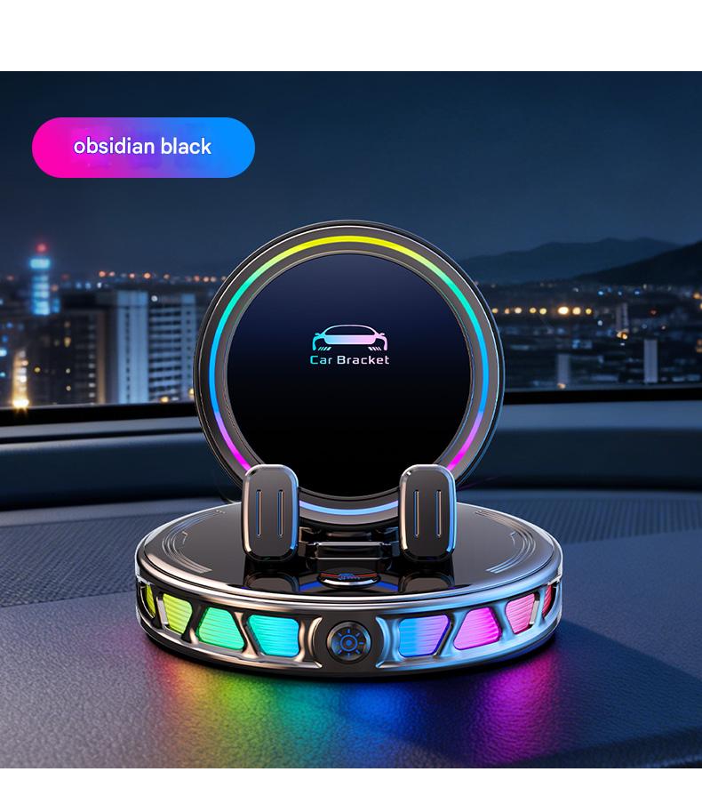 Electric Magnetic Wireless Charging Car Phone Mount with RGB Ambient Light – Ultra Stable Vacuum Suction Electric Magnetic Wireless Charging Car Phone Mount with RGB Ambient Light – Ultra Stable Vacuum Suction
