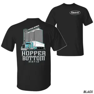 Hopper Bottom Mafia Grain Truck Shirt – Semi Truck Graphic Tee, Corn Hauler T-Shirt, Farm Life 2side, Trucker Gift for Men, Official Member Design