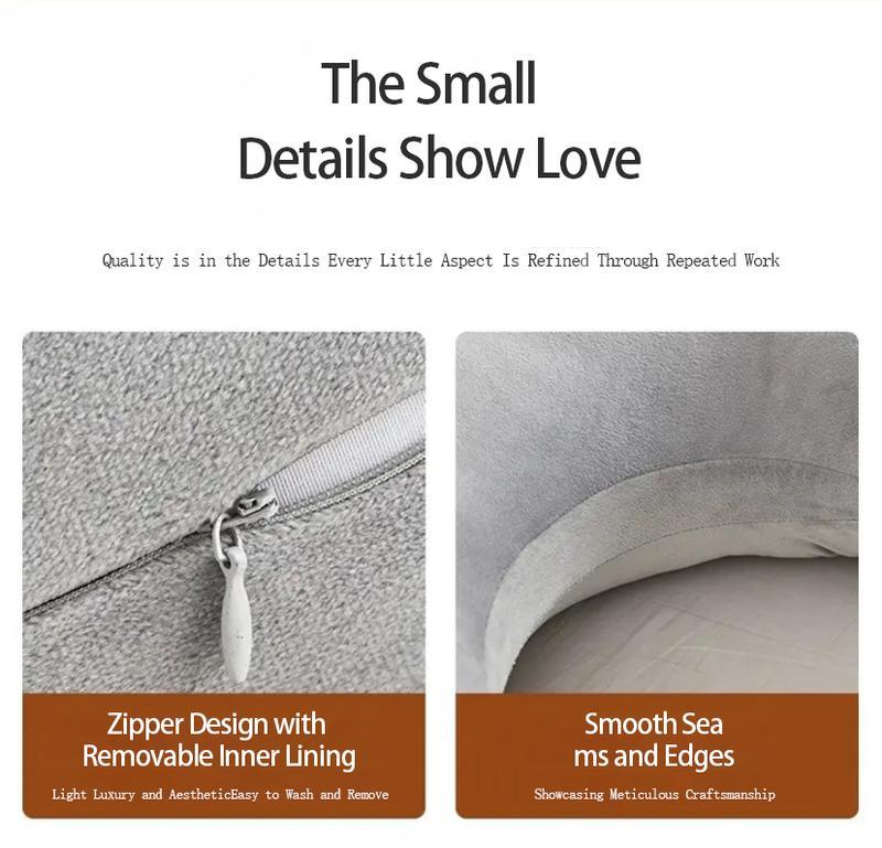 U-shaped pregnancy pillow for comfortable sleep, providingall-around support for the back, hips, and abdomen. Thepillowcase is machine washable. I A must-have for pregnantwomen. U-shaped pregnancy pillow for comfortable sleep, providingall-around support for the back, hips, and abdomen. Thepillowcase is machine washable. I A must-have for pregnantwomen.