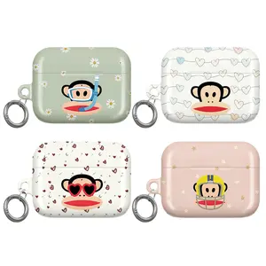 Cute Paull Frankk Monkey AirPods 1 2 3 4, Pro 2 Protective Case, Monkey Aesthetic  Protective AirPods Cover AirPods Case For Girls