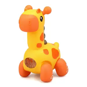 Baby Crawling Giraffe Toy, Moving Walking Toy with Lights, Encourages Crawling & Motor Skills, Safe ABS Toy for Toddlers 6–18 Months