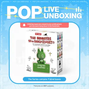 [LIVE UNBOXING] POP MART THE MONSTERS 10th Anniversary Series Fridge Magnet Blind Box