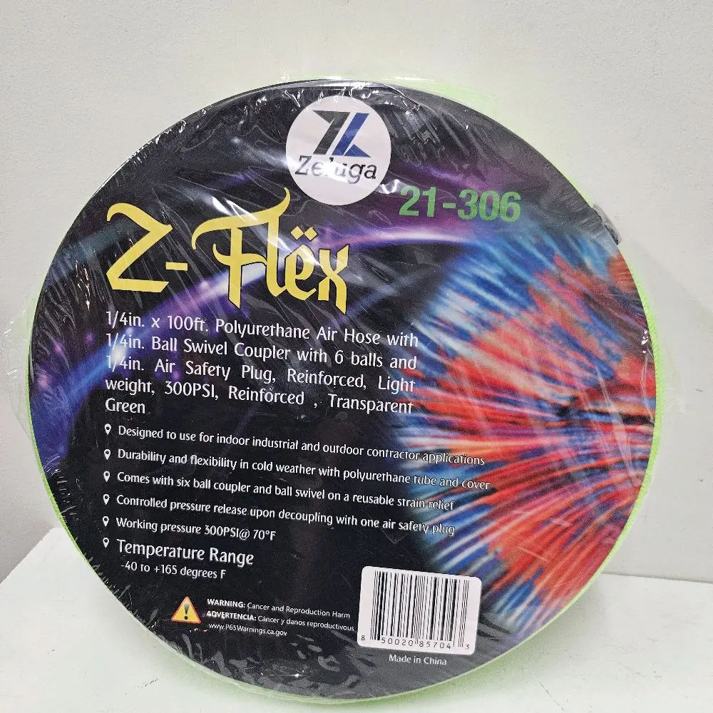 Zeluga Z-Flex Air Hose ¼x100ft Zeluga Z-Flex Air Hose ¼x100ft