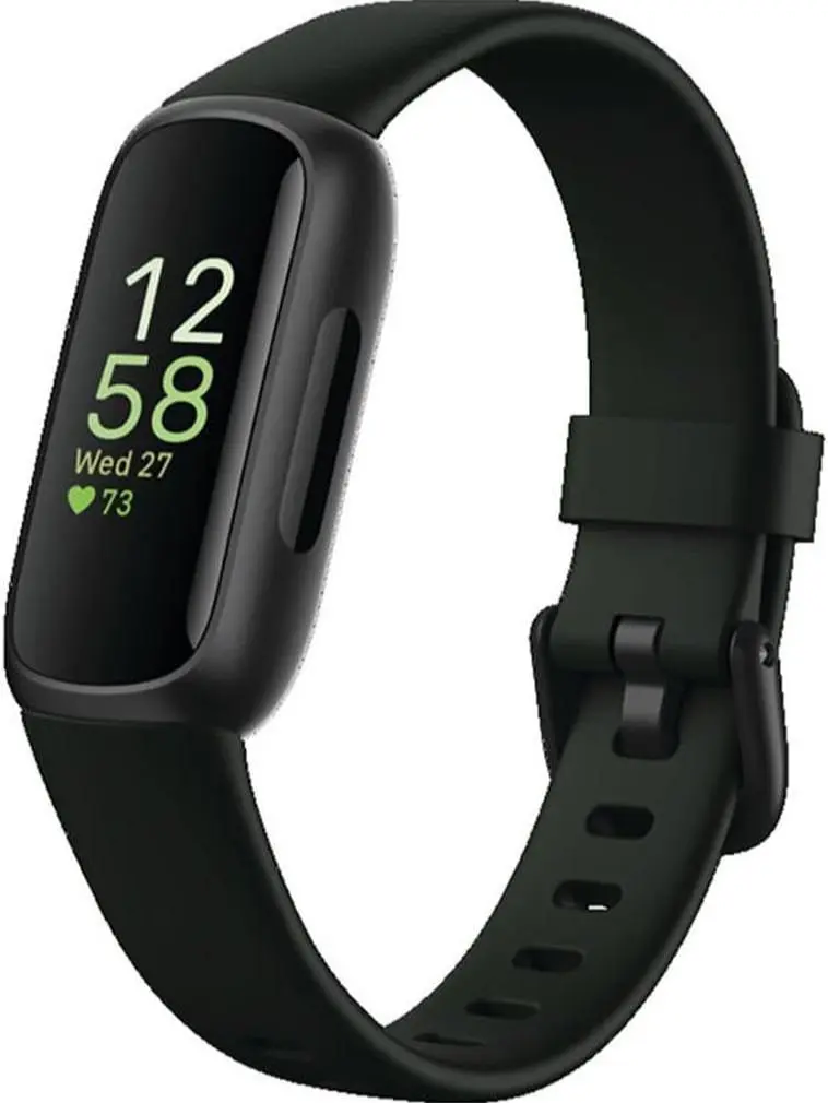 Fitbit Inspire 3 Unisex Adults' Wearable Health & Fitness Tracker (Android Compatible) with Stress Management, Workout Intensity, Sleep Tracking, 24/7 Heart Rate, Selfcare Tools, Get Your Steps In Feature, One Size (S & L Bands Included)