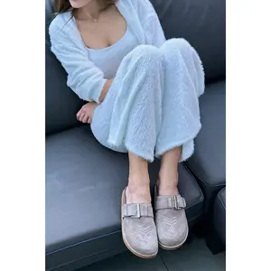 JOSEPHINE Four-Season Clog Slip-On with Buckle Detail