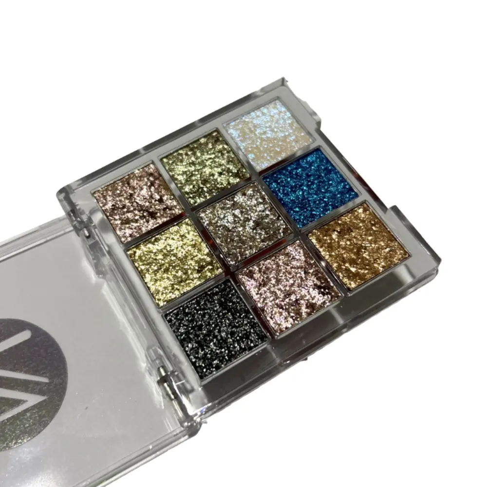 NABA Crystal Eyeshadow Glimmers Palette Glitter Iridescent Shimmer Makeup