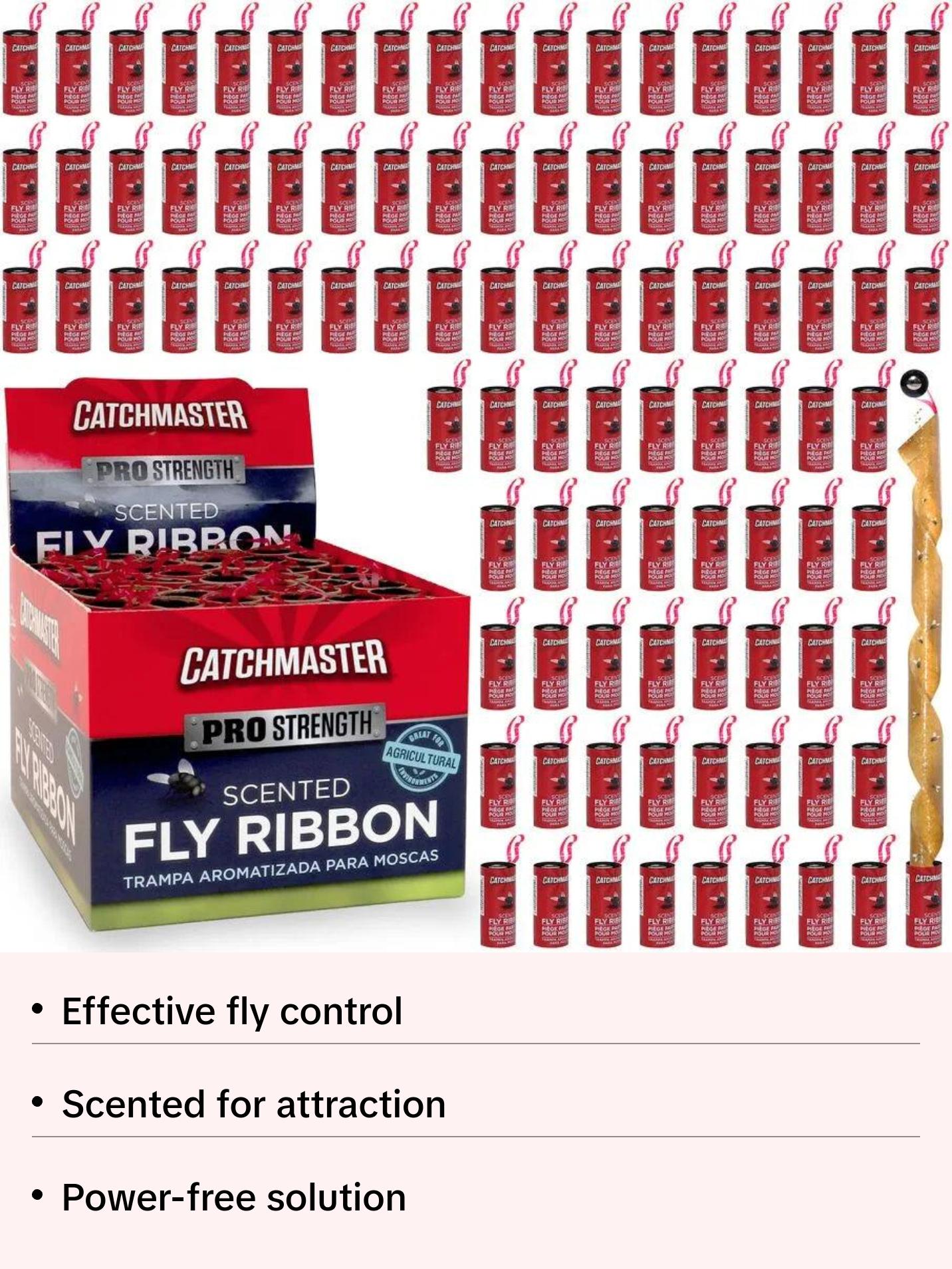 Bug & Fly Ribbon Traps - Scented, Effective Fly Control