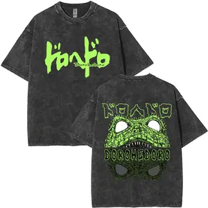 Y2k Tshirt Men Clothing New in Top & Tees Mens T-Shirt Washed Vintage Anime Dorohedoro Ebisu Noi Nikaido Kaiman Graphic15