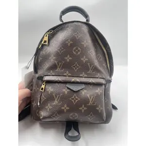 Pre-owned Louis Vuitton AS SHOW Backpacks Palm Springs Mini Monogram Backpack 02041