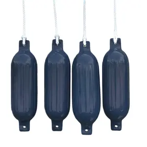 Boat Fender 4 Pack G Type Ribbed Inflatable Boat Bumpers