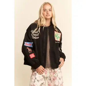 West Coast Rodeo Embroidered Bomber Jacket