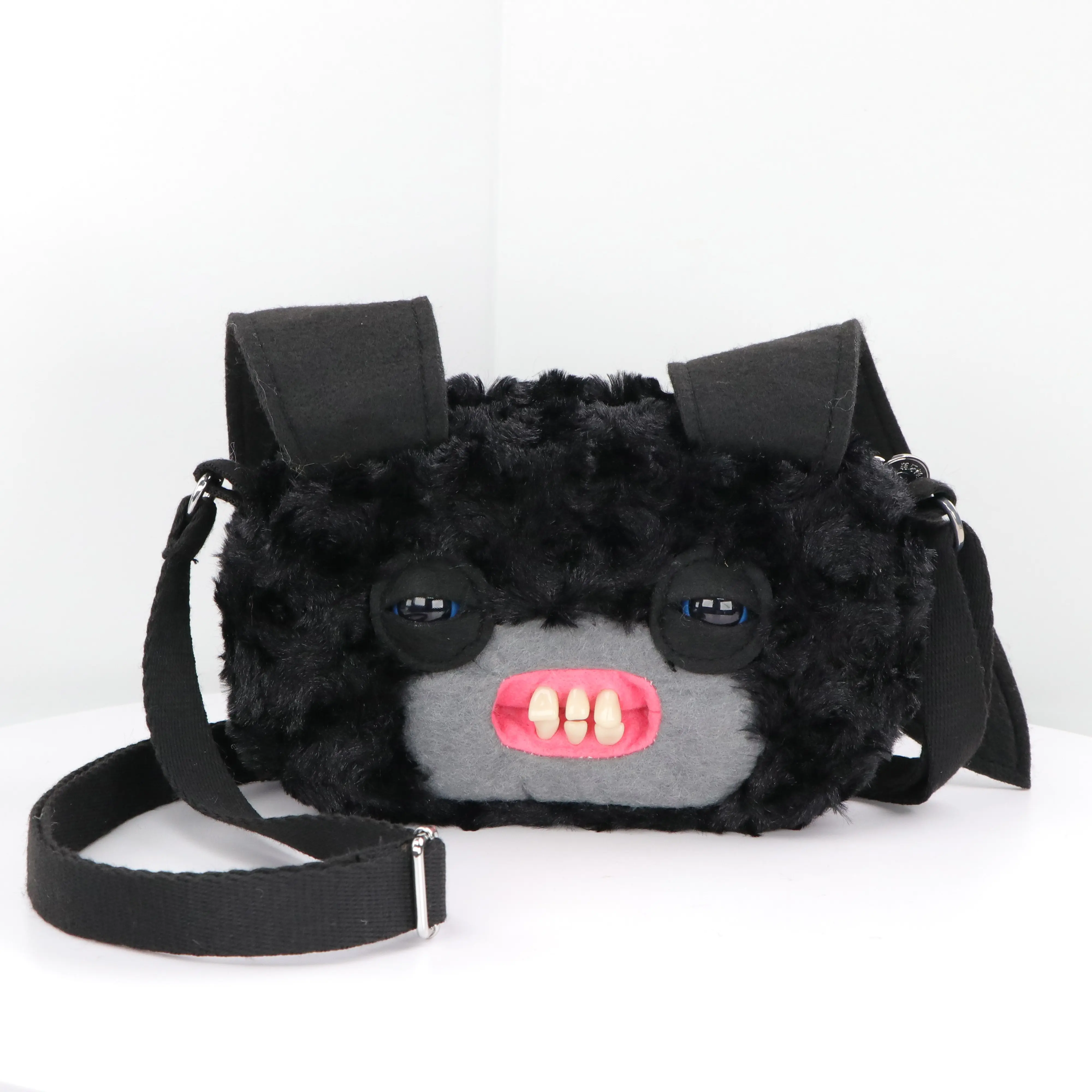 Fuggler Big Head Series Crossbody Bag with Cute Fang Monster Figure Plush Trendy Pink Fur for Trendsetters Adorable Furry Accessory(Limited to 10 items per day at midnight. Available while supplies last.) Fuggler Big Head Series Crossbody Bag with Cute Fang Monster Figure Plush Trendy Pink Fur for Trendsetters Adorable Furry Accessory(Limited to 10 items per day at midnight. Available while supplies last.)