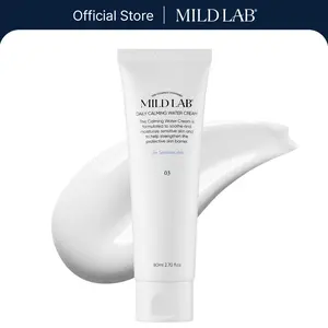 MILDLAB Daily Soothing Moisture Cream | Lightweight Facial Moisturizer for Oily & Sensitive Skin with Squalane 7%, Deep Hydration & Barrier Care, Non-Greasy | Korean Skin Care (80 ml/2.70 fl.oz.)