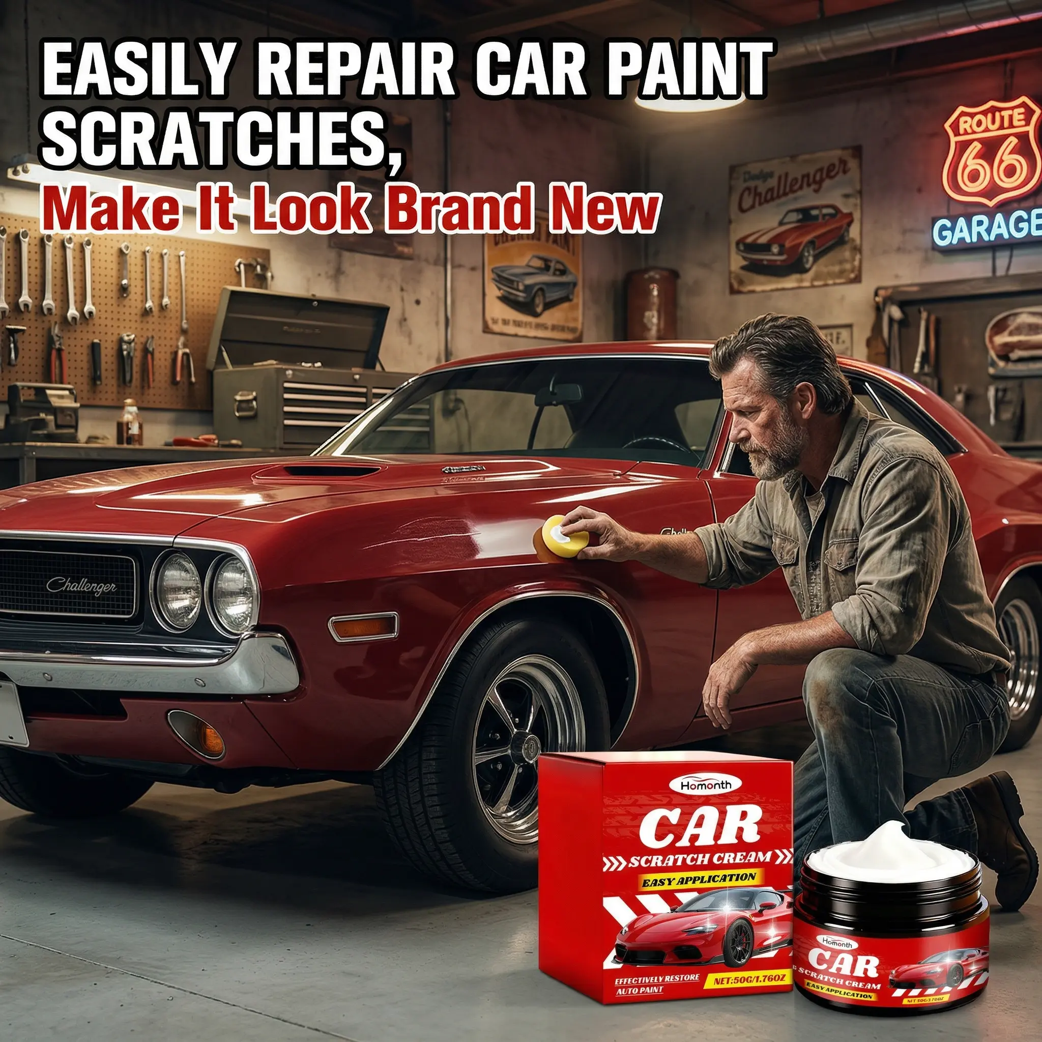 Car Scratch Care Cream, Car Nano Coating Scratch Polishing, Refurbishing, Cleaning and Care Cream, wax  for  cars