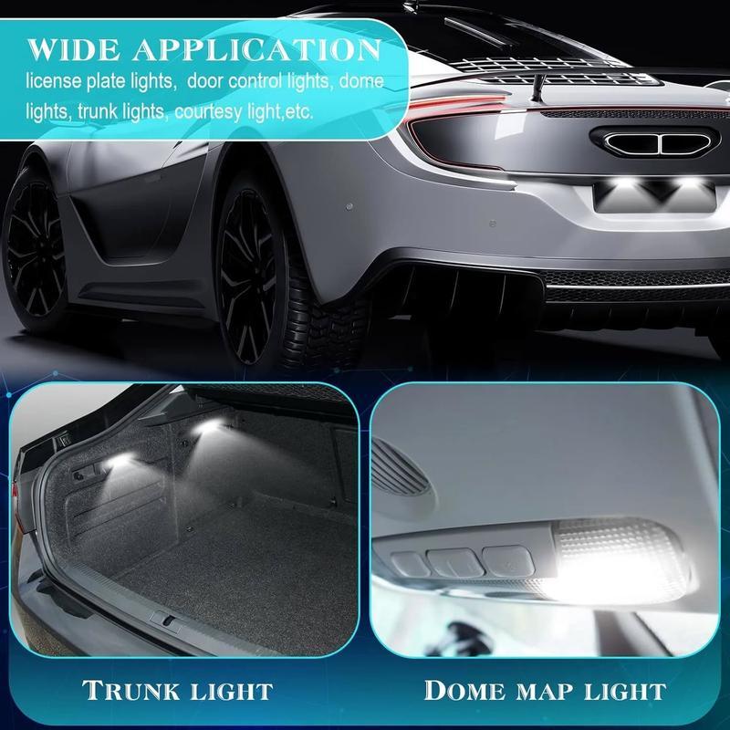 70 Pces Interior Lights LED Car Bulb Kit Set Dome Light 31 36 41 mm 12v De3175 6411 T10 2825 6612f 6615f for Dome Map Read Door Trunk Glove Box License Plate Christmas Cargo Courtesy, Led Car Ambient Light, Cars