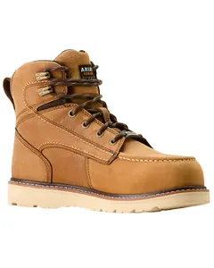 Ariat Women's 6" Rebar Wedge Waterproof Moc Work Boot Composite Toe - 10053717