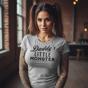 Daddy's Little Monster T-Shirt | Kids Baby Toddler Shirt