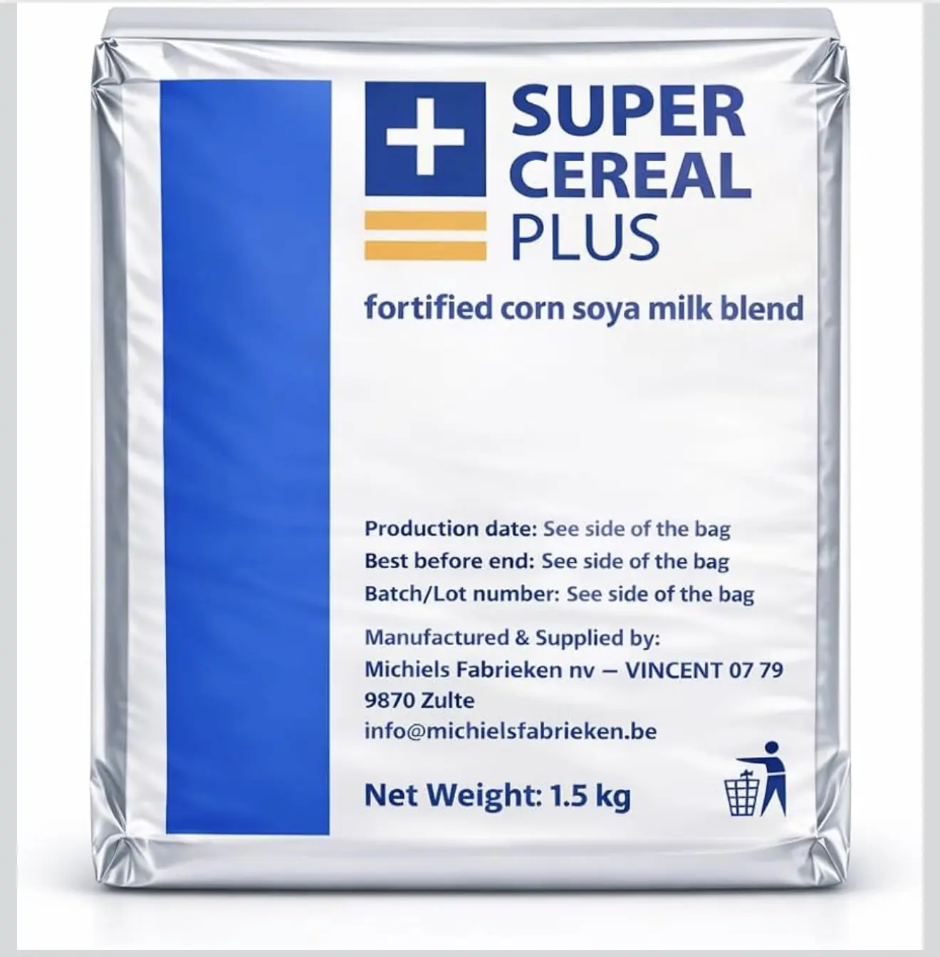 Super Cereal Plus Super Cereal Plus, Fortified Corn Soya Milk Blend, Nutritional Food Supplement, 1.5 kg